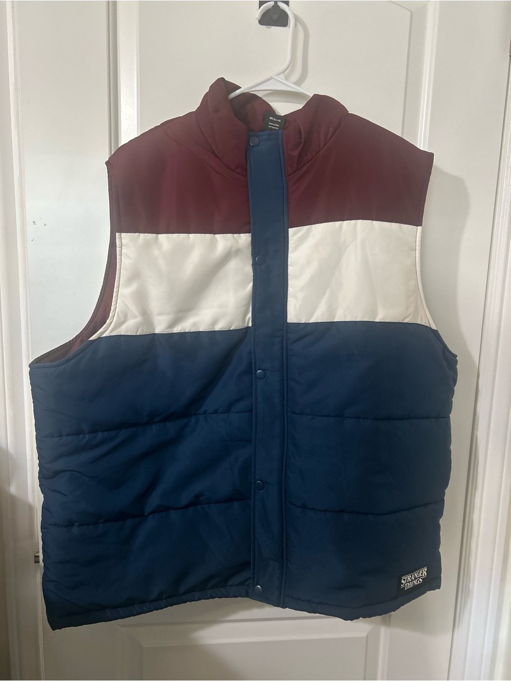 Brand new men’s Stranger Things puffer vest.